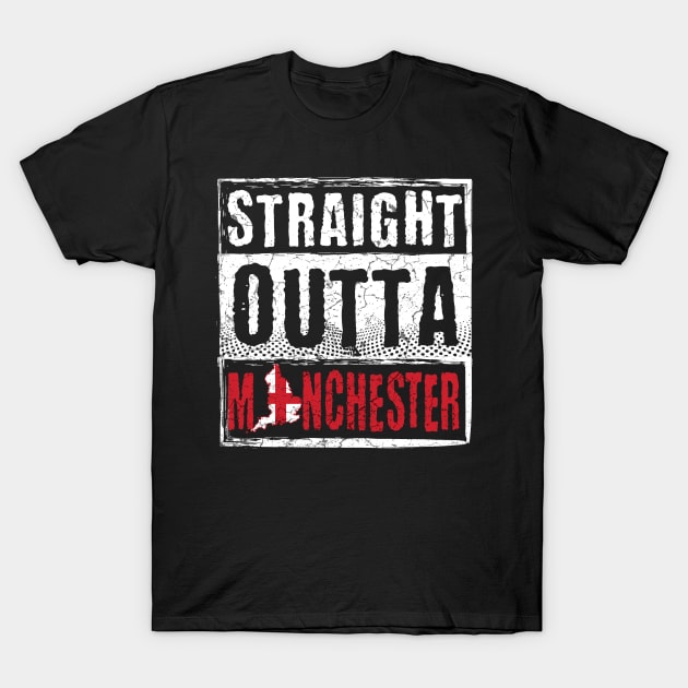 Straight Outta Manchester T-Shirt by Mila46